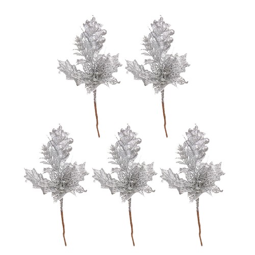 Pezzi foglie natale - 5,