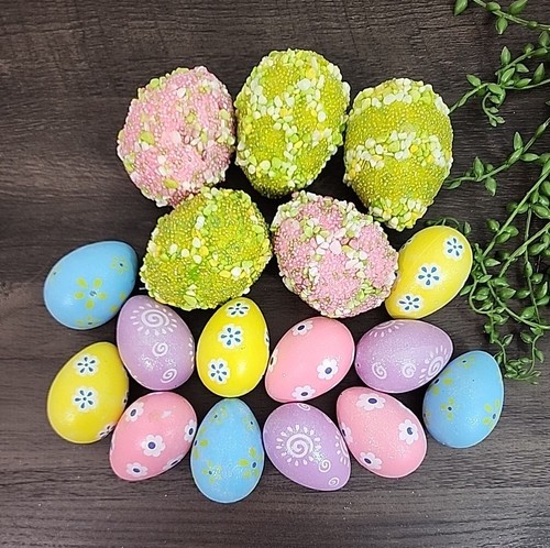 Uovo pasqua con perline - di,