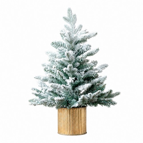 Albero natale innevato in - natale,