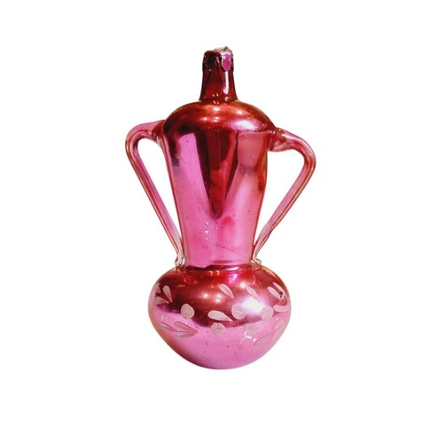 Vaso vetro rosa urss vintage - vaso,