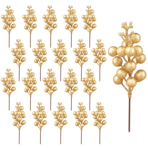 Steli bacche oro - 20,
